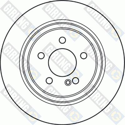 Girling 6049154 - Brake Disc autospares.lv