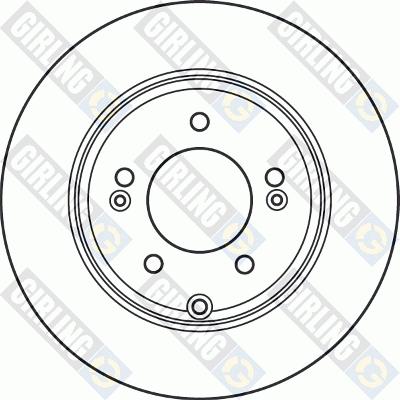 Girling 6049804 - Brake Disc autospares.lv