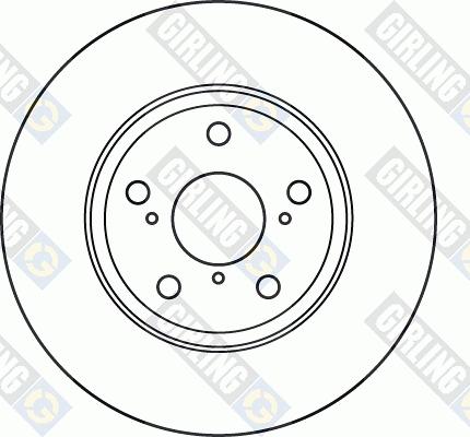 Girling 6049395 - Brake Disc autospares.lv