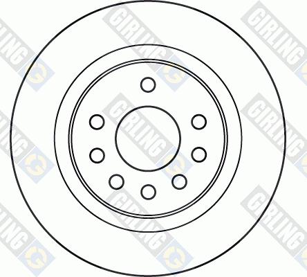 Girling 6049384 - Brake Disc autospares.lv