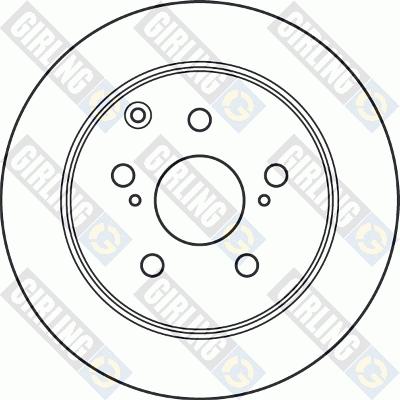 Girling 6049274 - Brake Disc autospares.lv