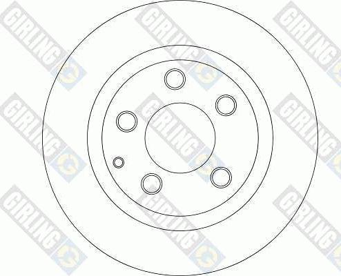 Girling 6044424 - Brake Disc autospares.lv