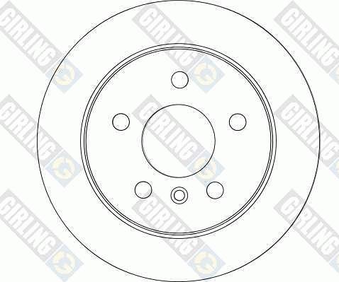 Girling 6044534 - Brake Disc autospares.lv