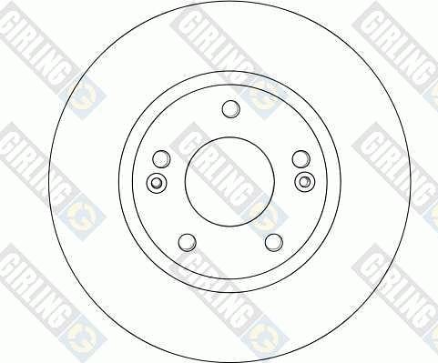 Girling 6044081 - Brake Disc autospares.lv