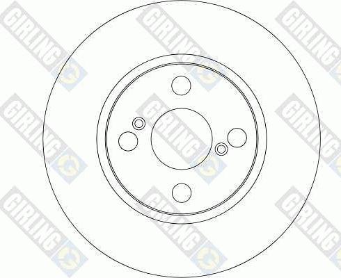 Girling 6044031 - Brake Disc autospares.lv