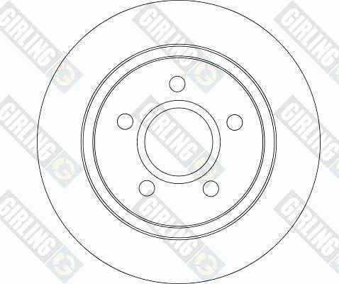 Girling 6044254 - Brake Disc autospares.lv