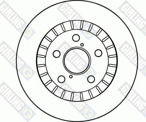 Girling 6040931 - Brake Disc autospares.lv