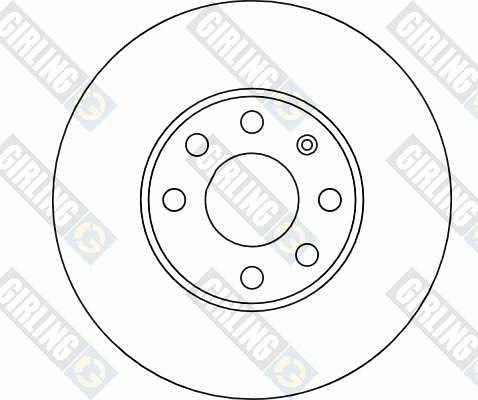 Girling 6040433 - Brake Disc autospares.lv