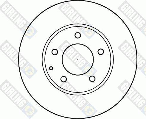 Girling 6040121 - Brake Disc autospares.lv