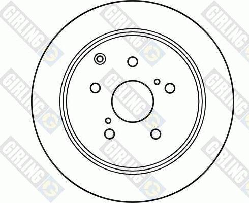 Girling 6040172 - Brake Disc autospares.lv