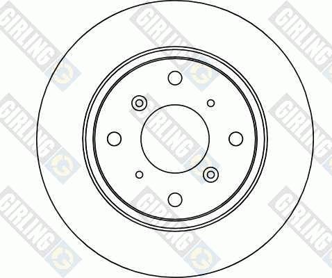 Girling 6040314 - Brake Disc autospares.lv