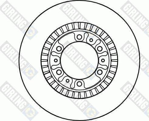 Girling 6040771 - Brake Disc autospares.lv