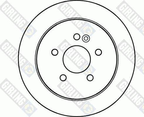 Girling 6041954 - Brake Disc autospares.lv