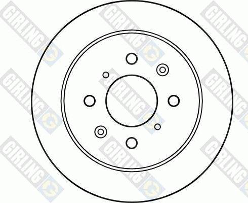 Girling 6041914 - Brake Disc autospares.lv