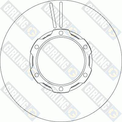 Girling 6041445 - Brake Disc autospares.lv