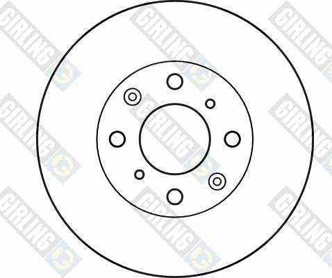 Girling 6041521 - Brake Disc autospares.lv