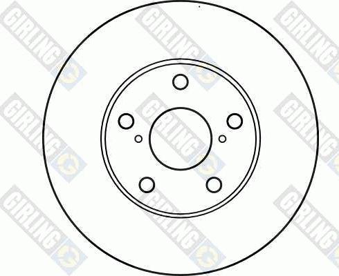 Girling 6041611 - Brake Disc autospares.lv