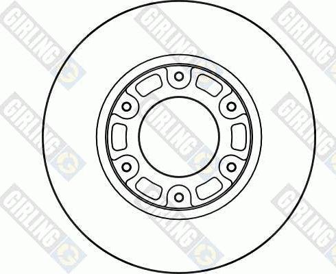 Girling 6041161 - Brake Disc autospares.lv