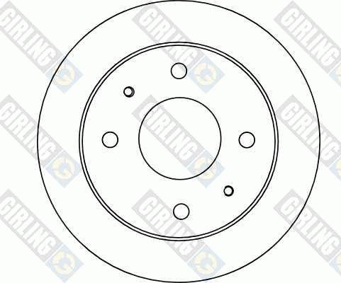 Girling 6041323 - Brake Disc autospares.lv