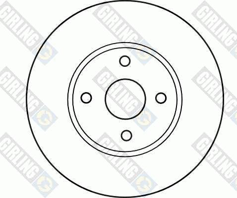 Girling 6041211 - Brake Disc autospares.lv