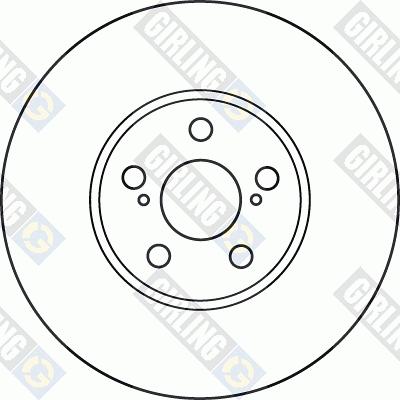 Girling 6048711 - Brake Disc autospares.lv