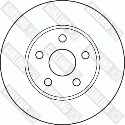 Girling 6048771 - Brake Disc autospares.lv