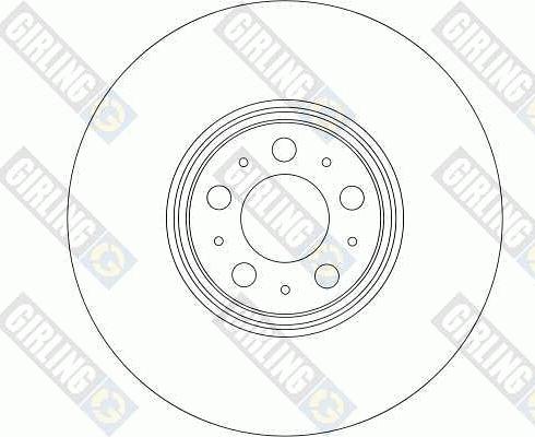 Girling 6043405 - Brake Disc autospares.lv