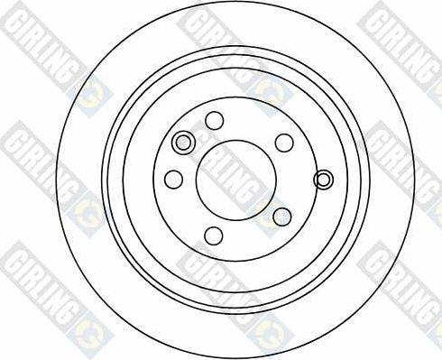 Girling 6043425 - Brake Disc autospares.lv