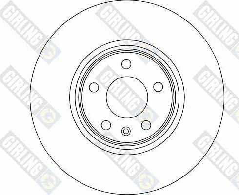 Girling 6043581 - Brake Disc autospares.lv