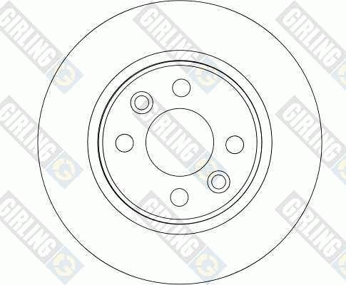 Girling 6043813 - Brake Disc autospares.lv