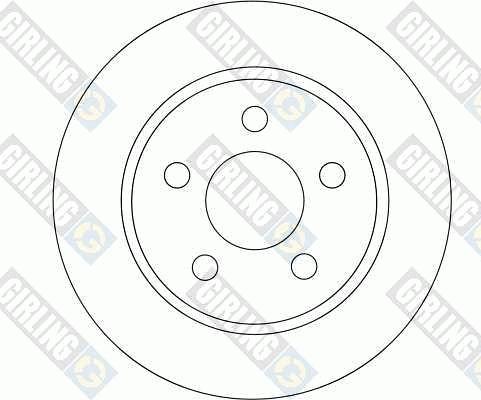 Girling 6043724 - Brake Disc autospares.lv