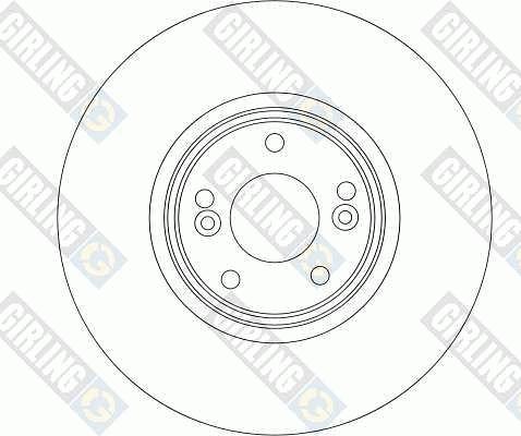 Girling 6042605 - Brake Disc autospares.lv