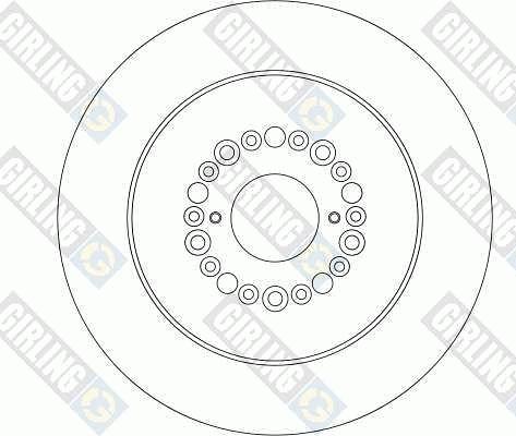 Girling 6042892 - Brake Disc autospares.lv