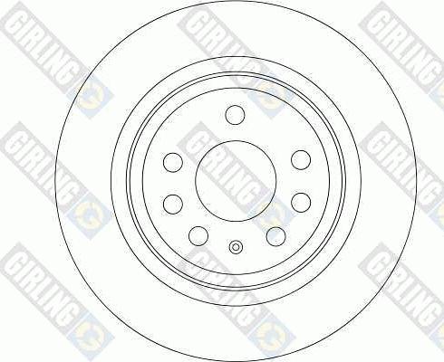 Girling 6042842 - Brake Disc autospares.lv