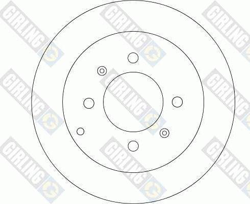 Girling 6042864 - Brake Disc autospares.lv