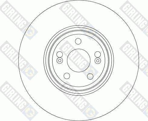 Girling 6042805 - Brake Disc autospares.lv