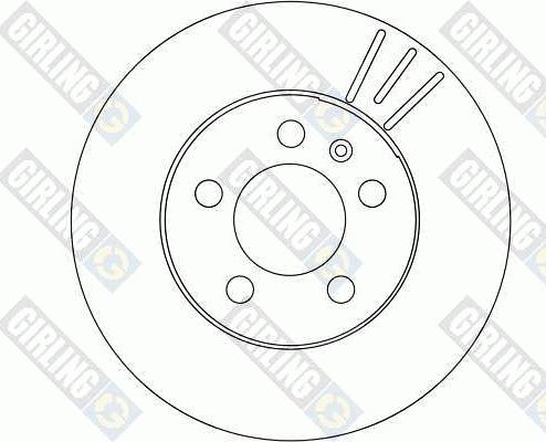 Girling 6042351 - Brake Disc autospares.lv