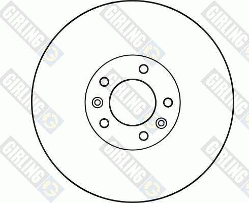 Girling 6042375 - Brake Disc autospares.lv