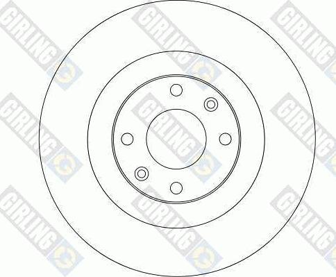 Girling 6042261 - Brake Disc autospares.lv