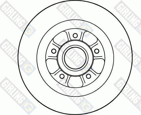 Girling 6042274 - Brake Disc autospares.lv