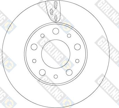 Girling 6069185 - Brake Disc autospares.lv