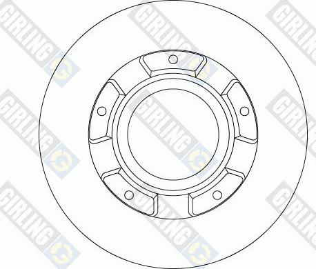 Girling 6065105 - Brake Disc autospares.lv