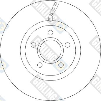 Girling 6066531 - Brake Disc autospares.lv