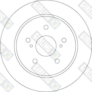 Girling 6066854 - Brake Disc autospares.lv