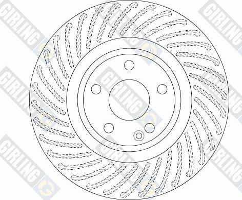 Girling 6066311 - Brake Disc autospares.lv