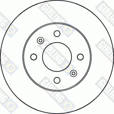 Girling 6060401 - Brake Disc autospares.lv