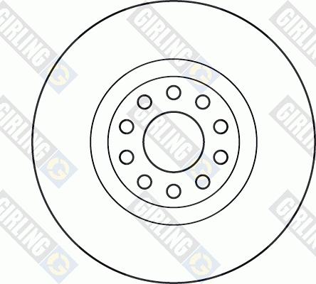 Girling 6060605 - Brake Disc autospares.lv