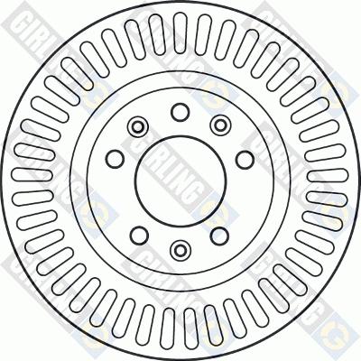 Girling 6060205 - Brake Disc autospares.lv