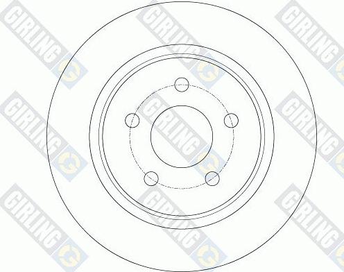 Girling 6061504 - Brake Disc autospares.lv