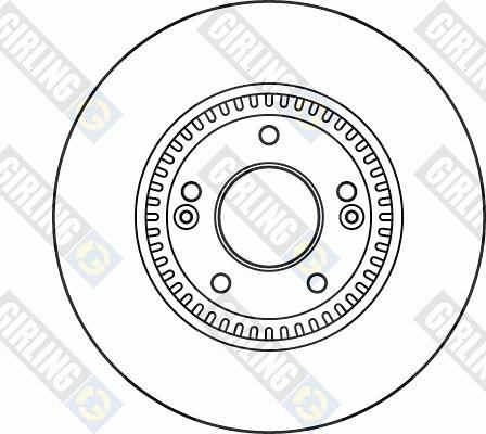 Girling 6061085 - Brake Disc autospares.lv